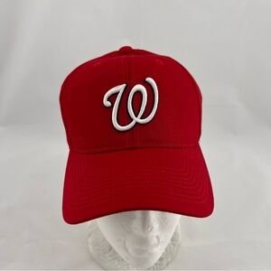 Classic Red Baseball Cap with Embroidered Logo